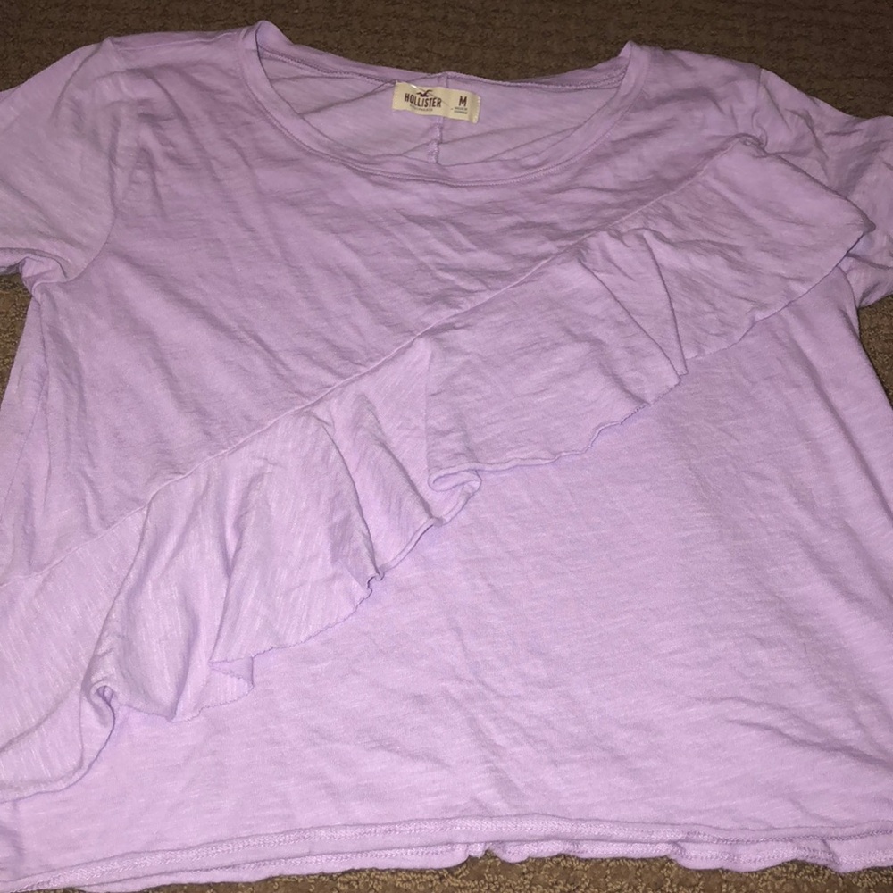 Light purple crop top